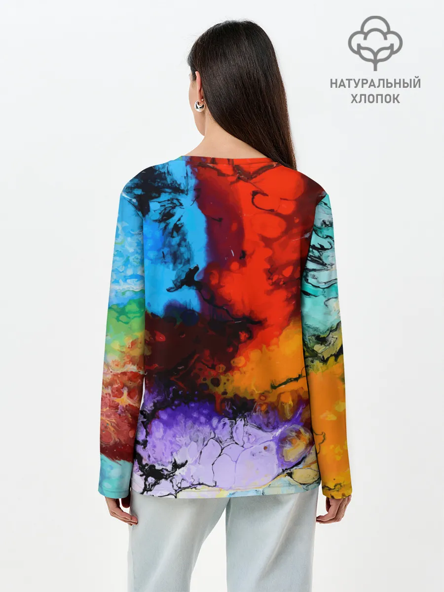 Лонгслив женский. Хлопок / Импрессия 2022 vanguard