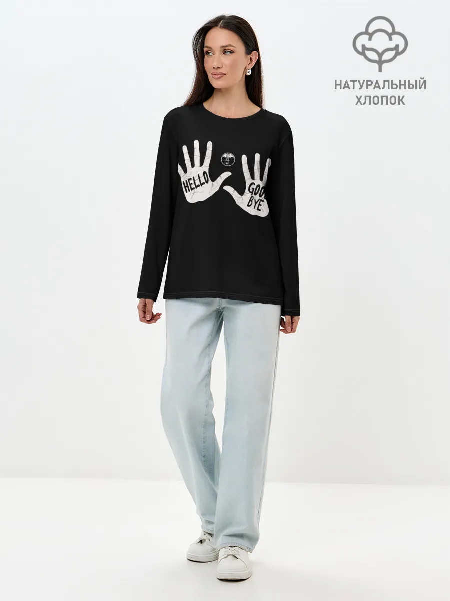 Лонгслив женский. Хлопок / Академия Амбрелла