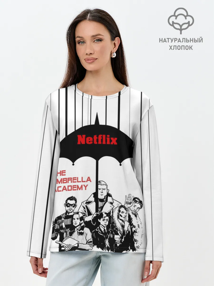 Лонгслив женский. Хлопок / The Umbrella Academy Season 3