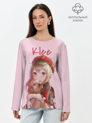 Лонгслив женский. Хлопок / Genshin Impact