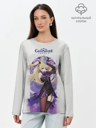 Лонгслив женский. Хлопок / Genshin Impact