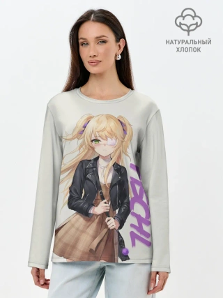 Лонгслив женский. Хлопок / Fischl