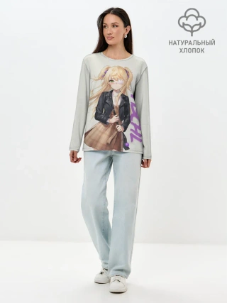 Лонгслив женский. Хлопок / Fischl