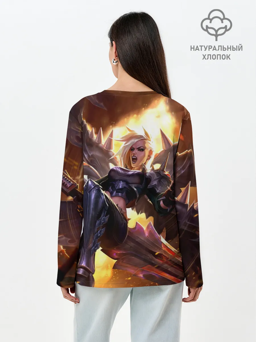 Лонгслив женский. Хлопок / Kayle | Кейл