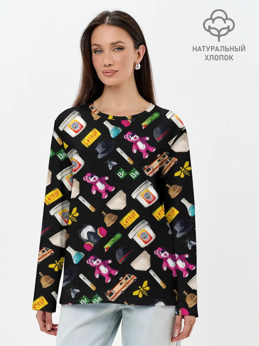 Лонгслив женский. Хлопок / Breaking Bad