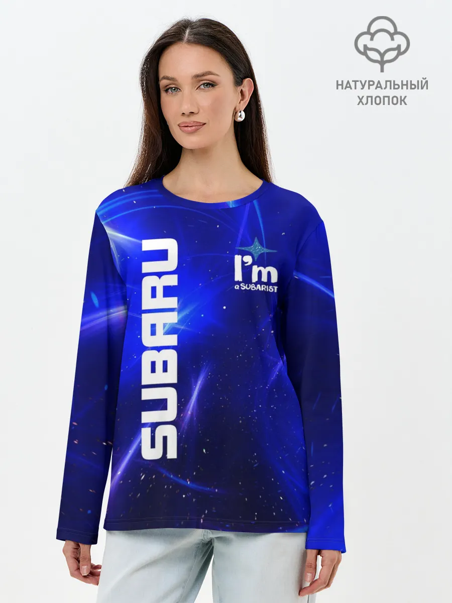 Лонгслив женский. Хлопок / Субару