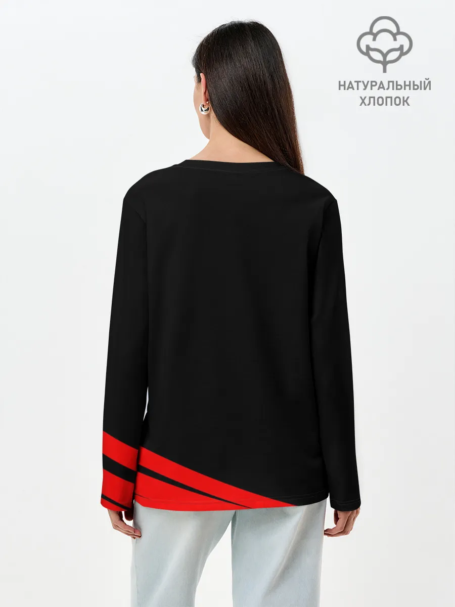 Лонгслив женский. Хлопок / AMONG US - НЕ Я!