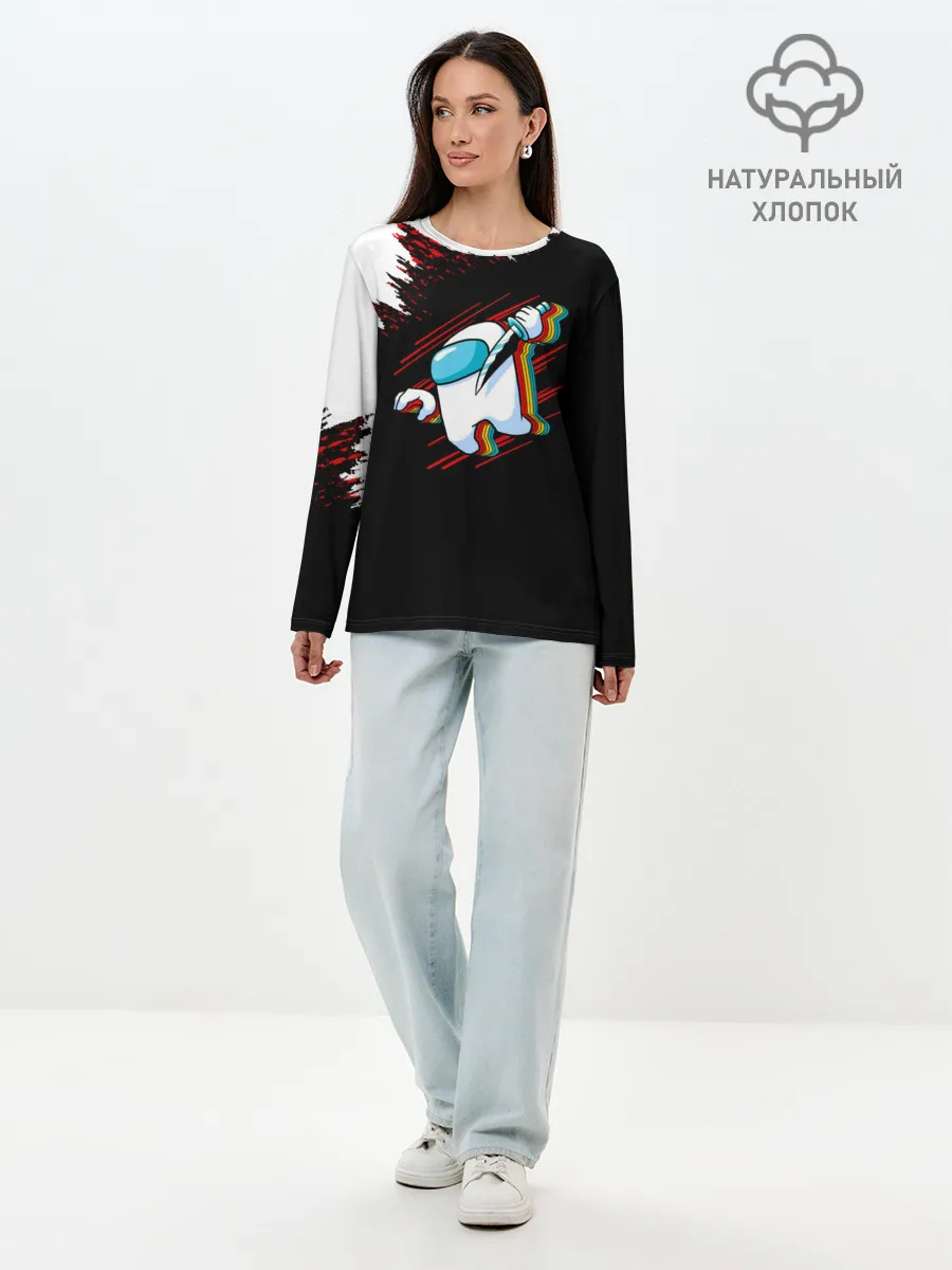 Лонгслив женский. Хлопок / Among Us