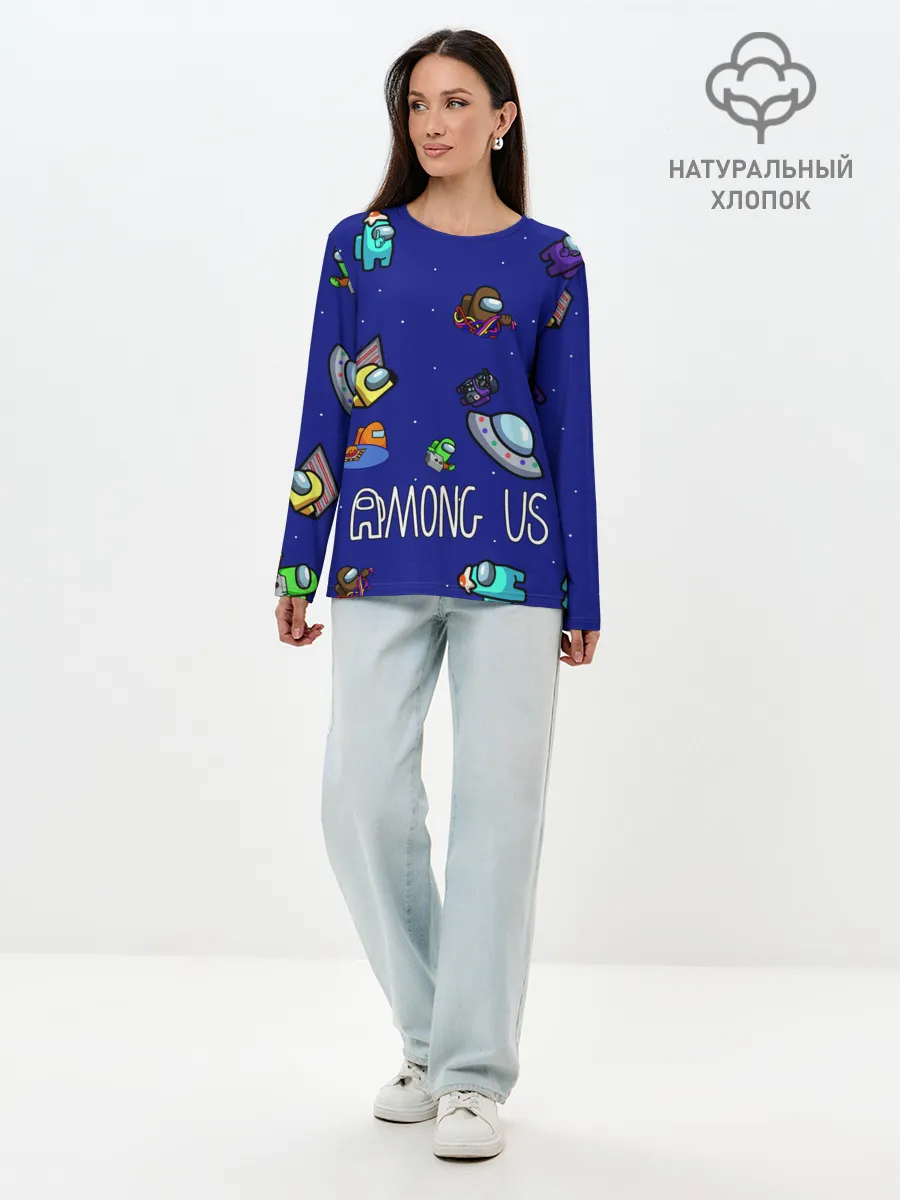 Лонгслив женский. Хлопок / Among Us | Game