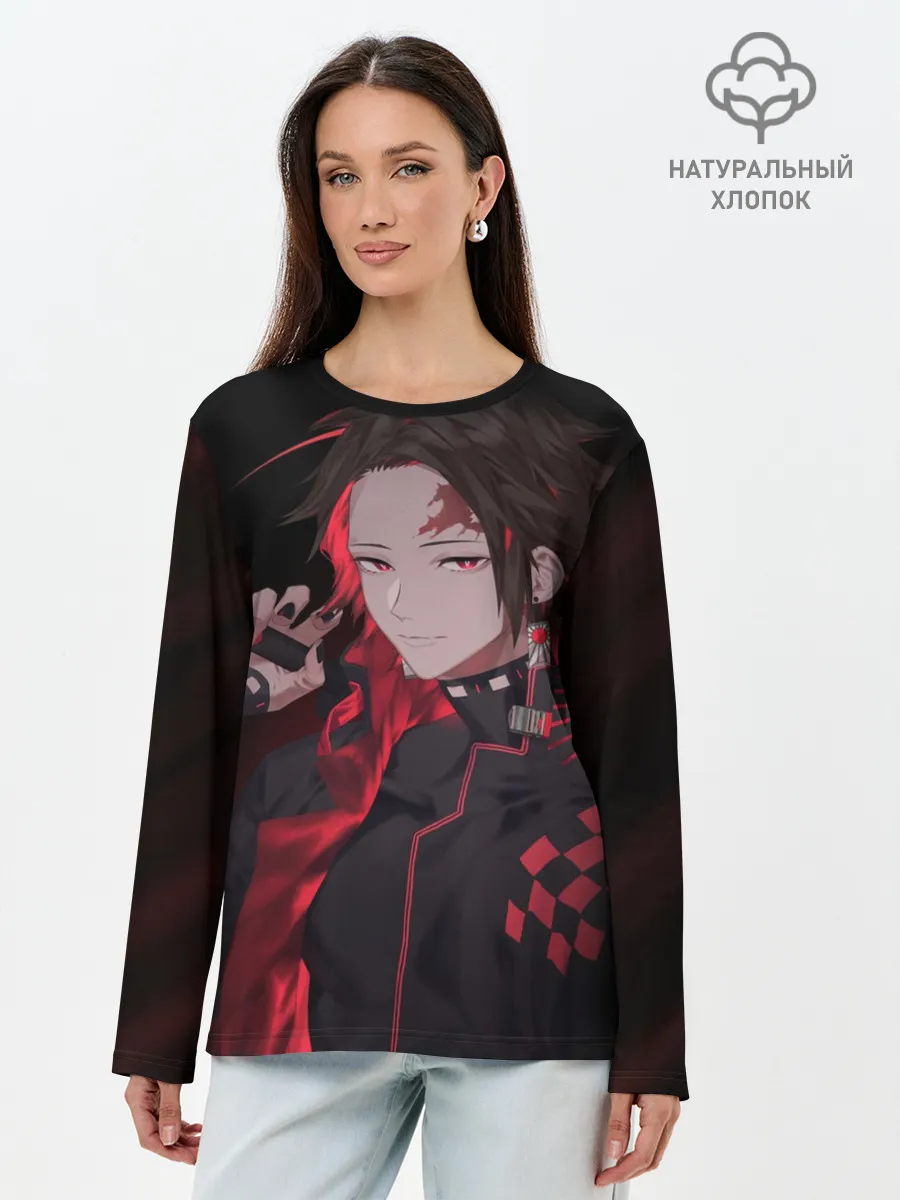 Лонгслив женский. Хлопок / КЛИНОК ТАНДЖИРО