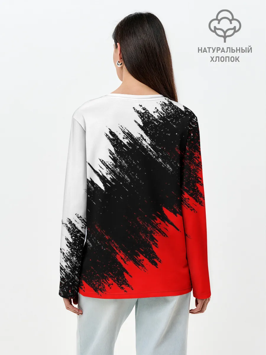 Лонгслив женский. Хлопок / ДЕЛАЕМ СЕБАСА - AMONG US