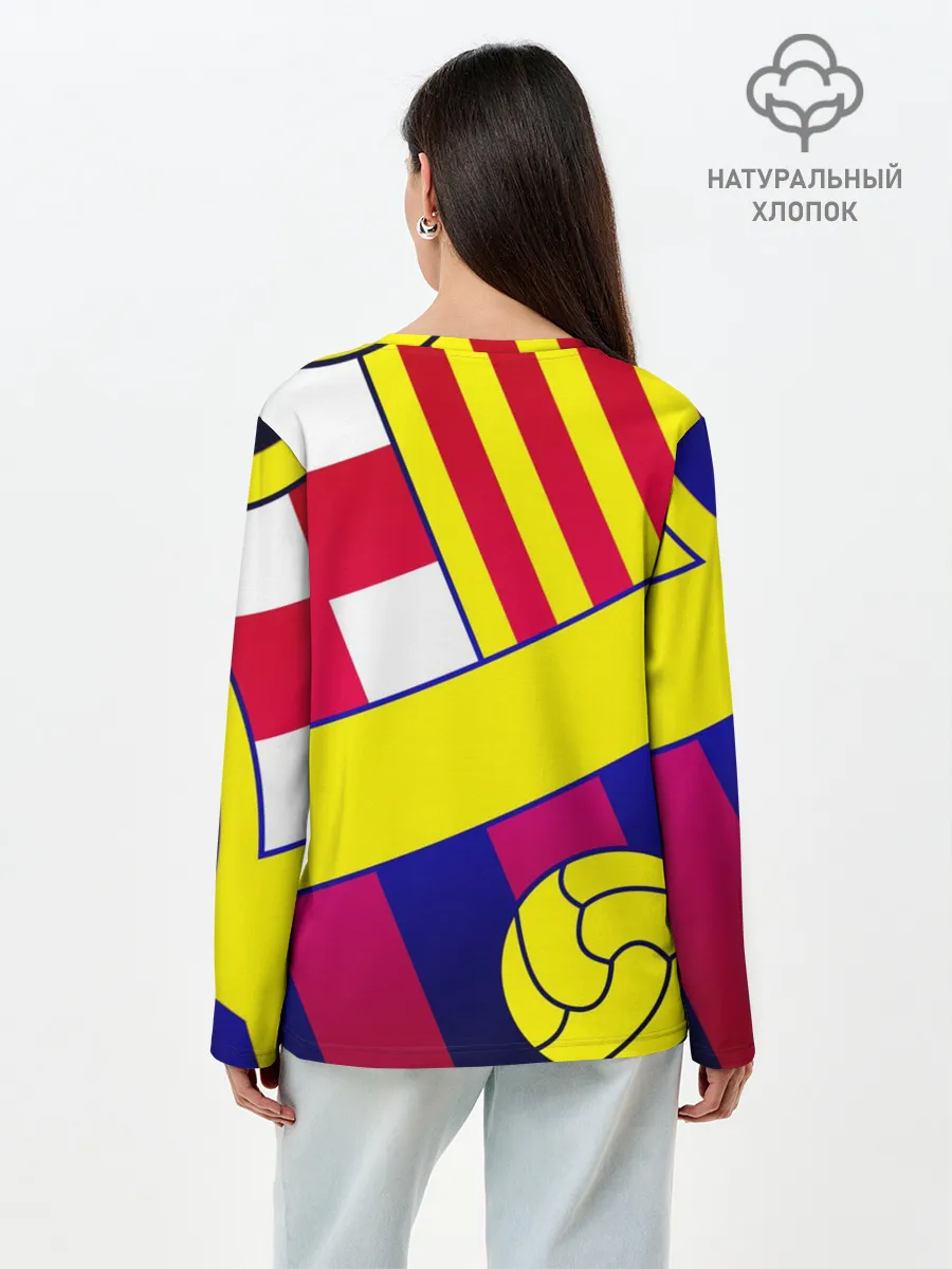 Лонгслив женский. Хлопок / BARCELONA