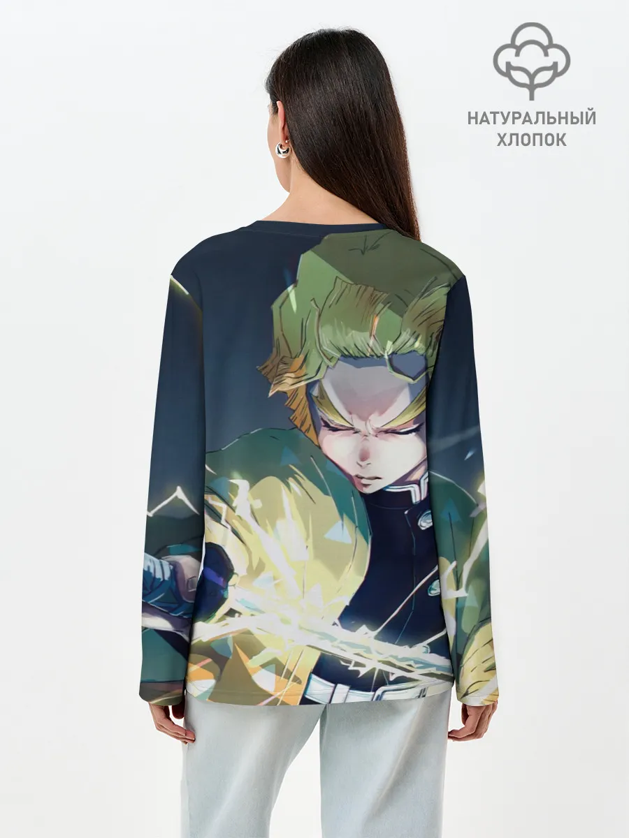 Лонгслив женский. Хлопок / ЗЕНИЦУ АГАЦУМА