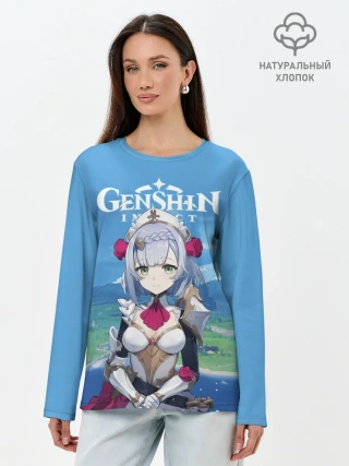Лонгслив женский. Хлопок / Genshin Impact