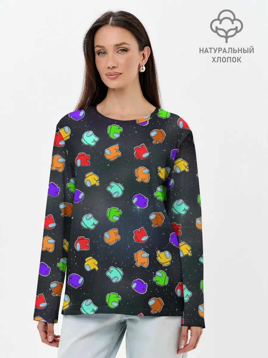 Лонгслив женский. Хлопок / Among Us