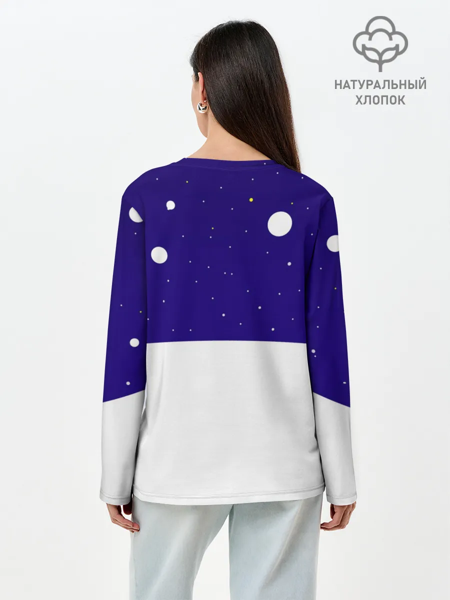 Лонгслив женский. Хлопок / Зимний AMONG US