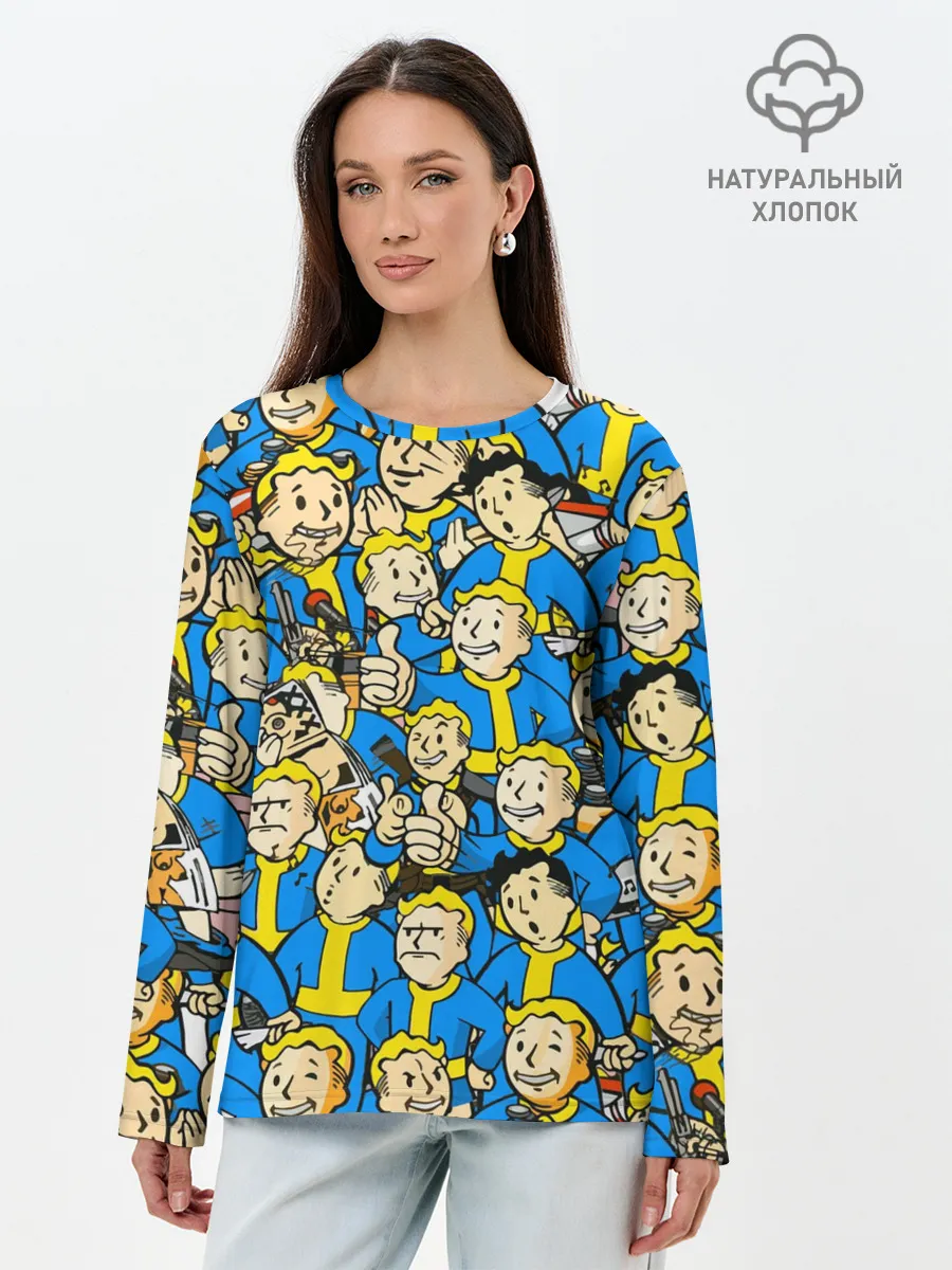 Лонгслив женский. Хлопок / FALLOUT