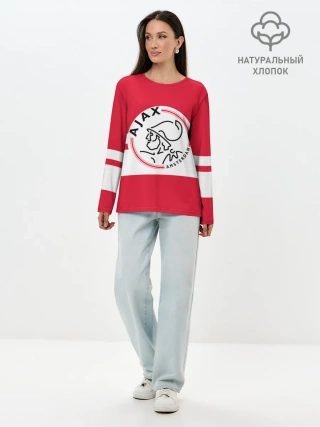 Лонгслив женский. Хлопок / AJAX AMSTERDAM