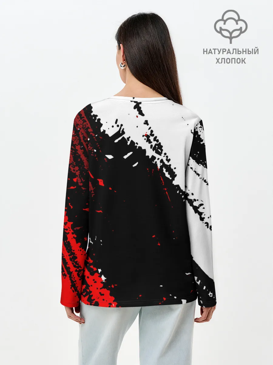 Лонгслив женский. Хлопок / Among Us Sus Life Imposter.