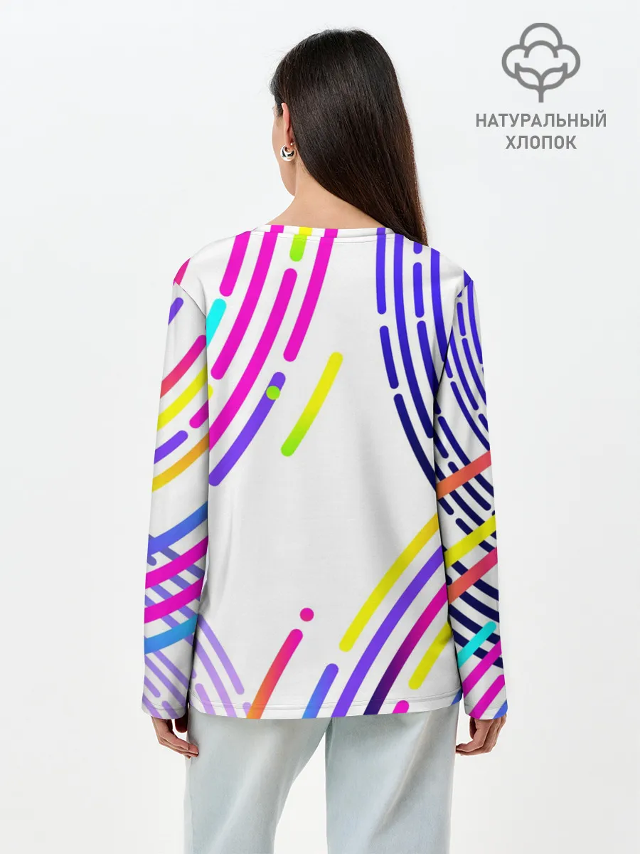 Лонгслив женский. Хлопок / MARSHMELLO