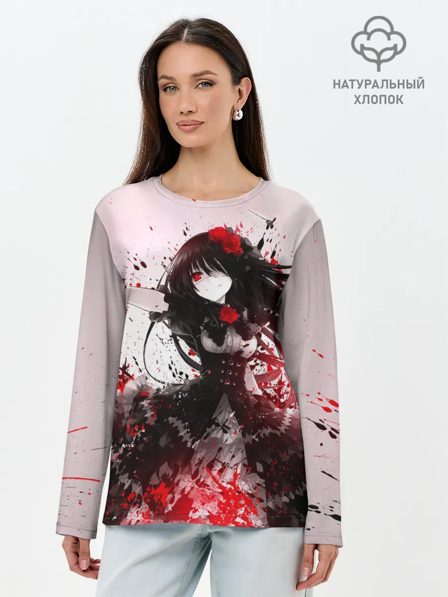 Лонгслив женский. Хлопок / рандеву с жизнью