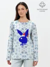 Лонгслив женский. Хлопок / PLAYBOY - NEW YEAR