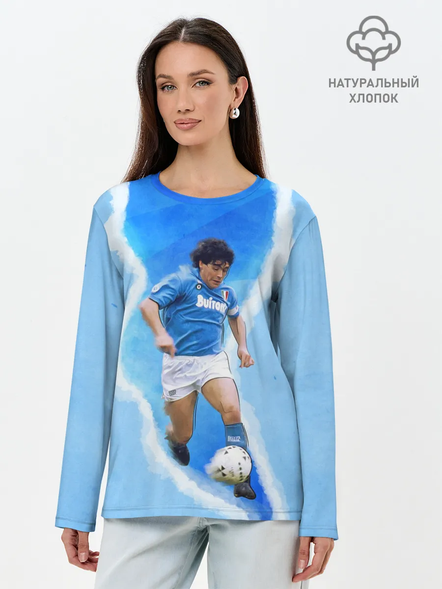 Лонгслив женский. Хлопок / Диего Армандо