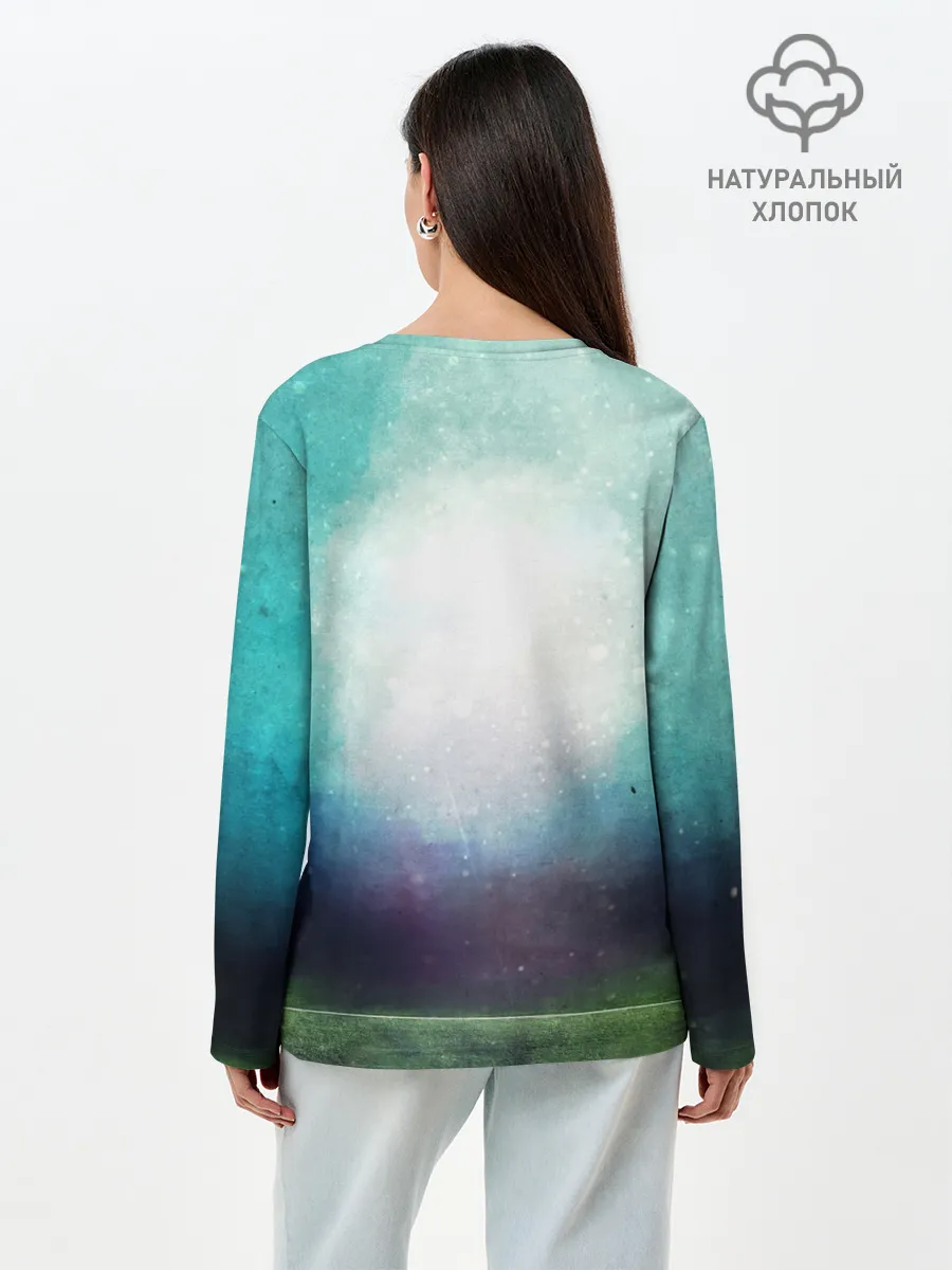 Лонгслив женский. Хлопок / 10 number