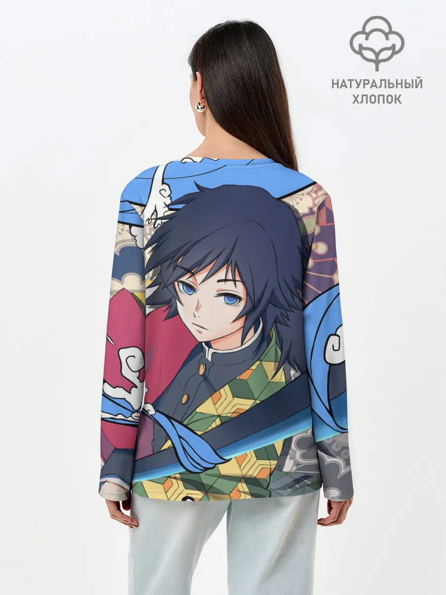 Лонгслив женский. Хлопок / ГИЮ ТОМИОКА ФРЕСКА