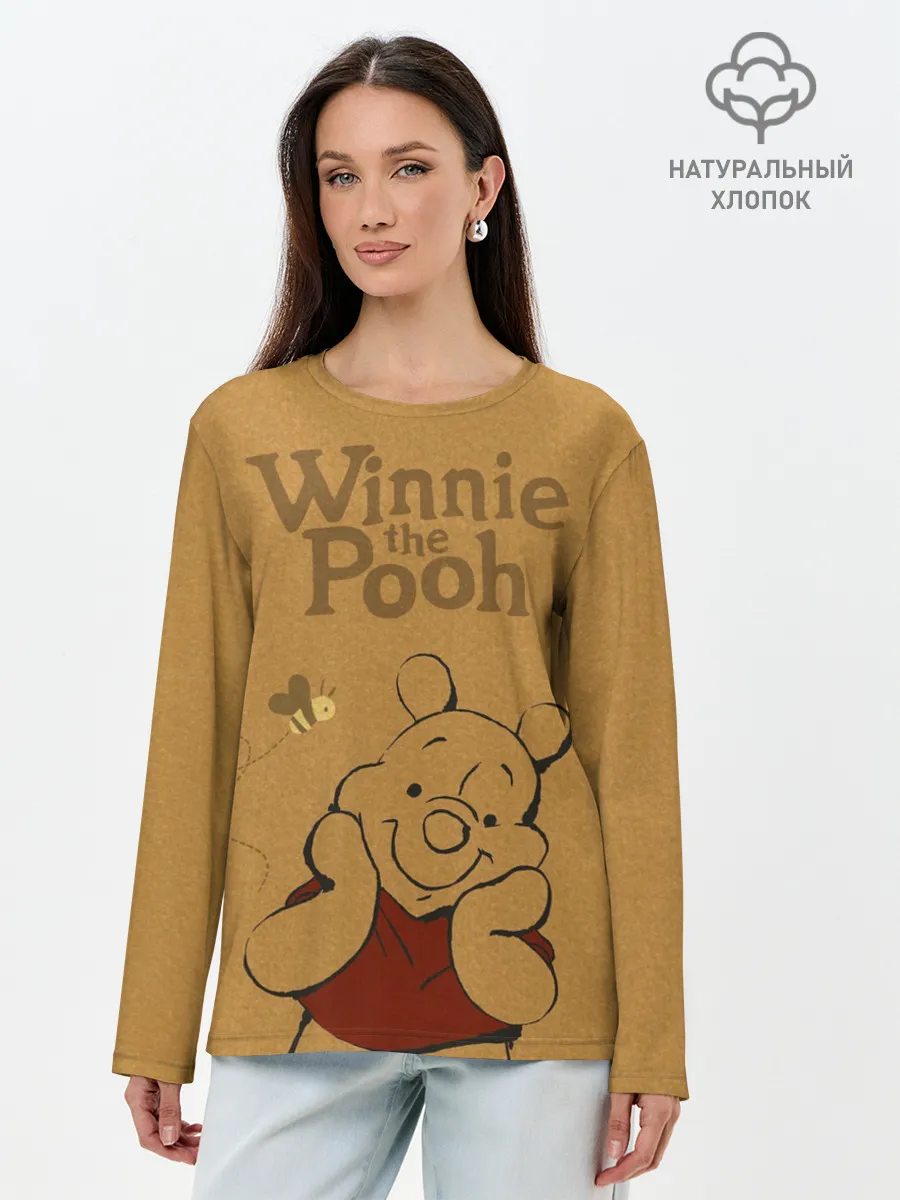 Лонгслив женский. Хлопок / Winnie the Pooh