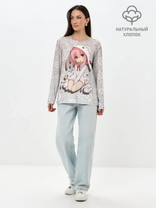 Лонгслив женский. Хлопок / Аниме. Манга