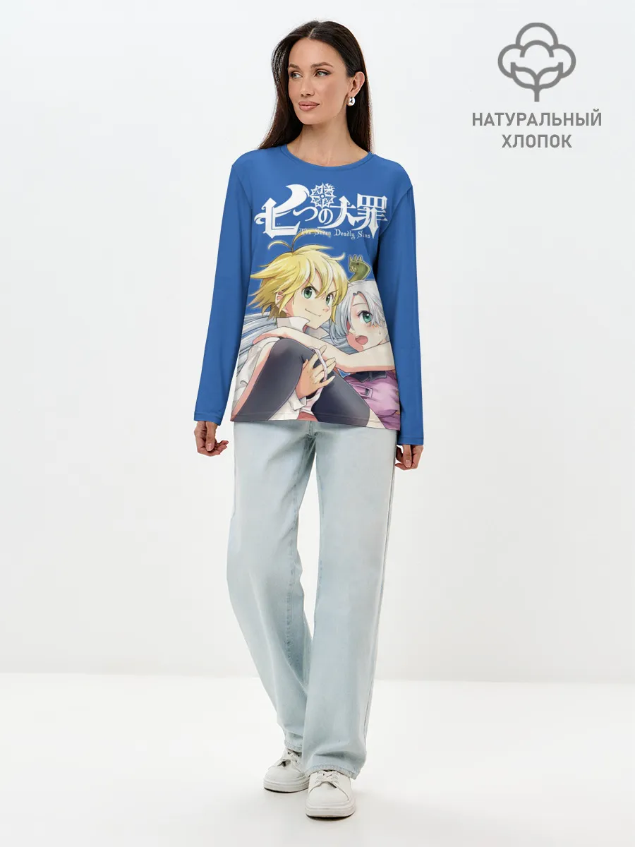 Лонгслив женский. Хлопок / Мелиодас и Элизабет