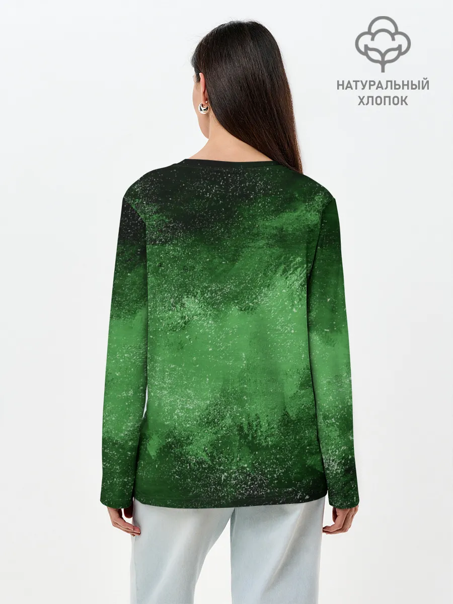 Лонгслив женский. Хлопок / Кельтский Узел