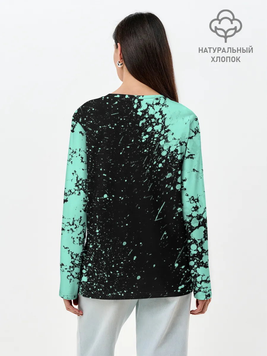 Лонгслив женский. Хлопок / AMONG US