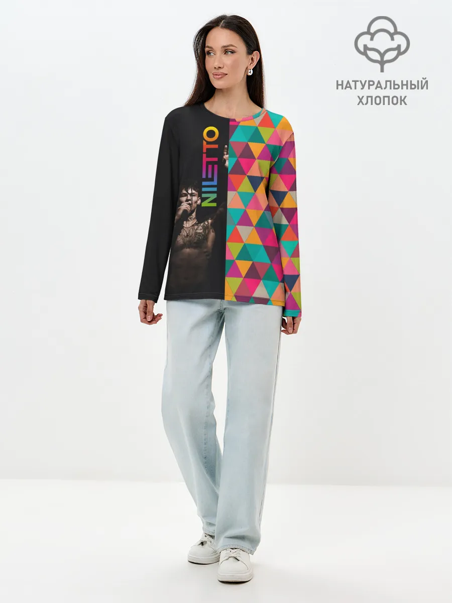 Лонгслив женский. Хлопок / NILETTO