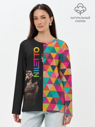 Лонгслив женский. Хлопок / NILETTO
