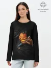 Лонгслив женский. Хлопок / Jack Skellington