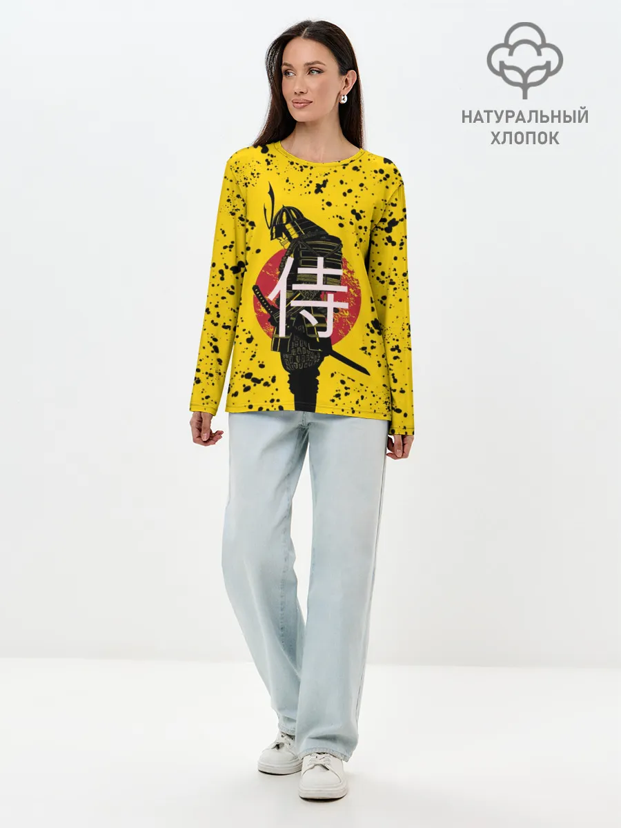 Лонгслив женский. Хлопок / ?