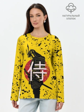 Лонгслив женский. Хлопок / ?
