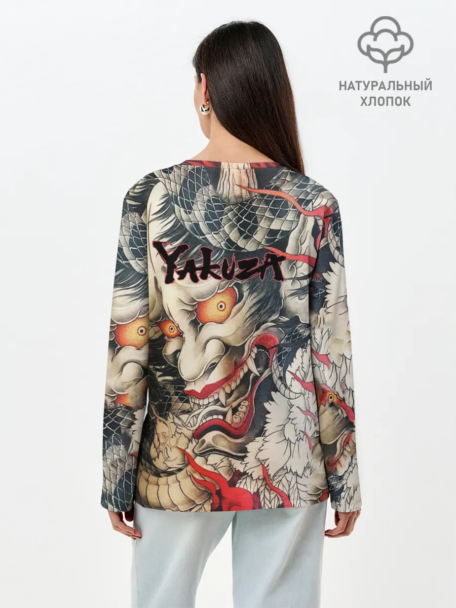 Лонгслив женский. Хлопок / Самурай