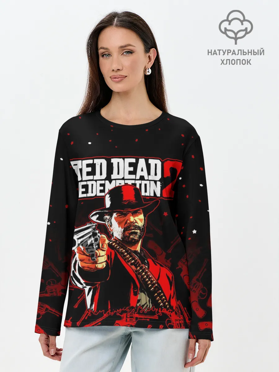 Лонгслив женский. Хлопок / RED DEAD REDEMPTION 2