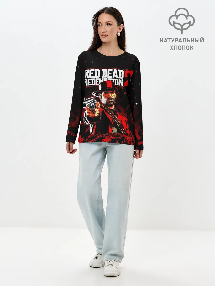 Лонгслив женский. Хлопок / RED DEAD REDEMPTION 2