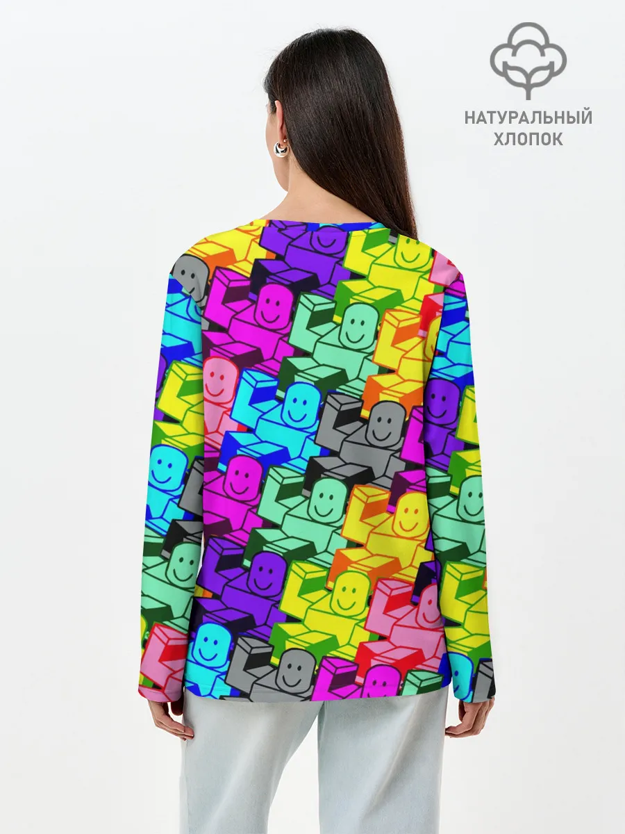 Лонгслив женский. Хлопок / ROBLOX