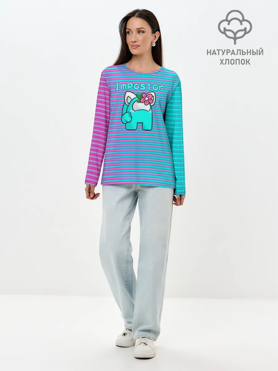 Лонгслив женский. Хлопок / Among Us