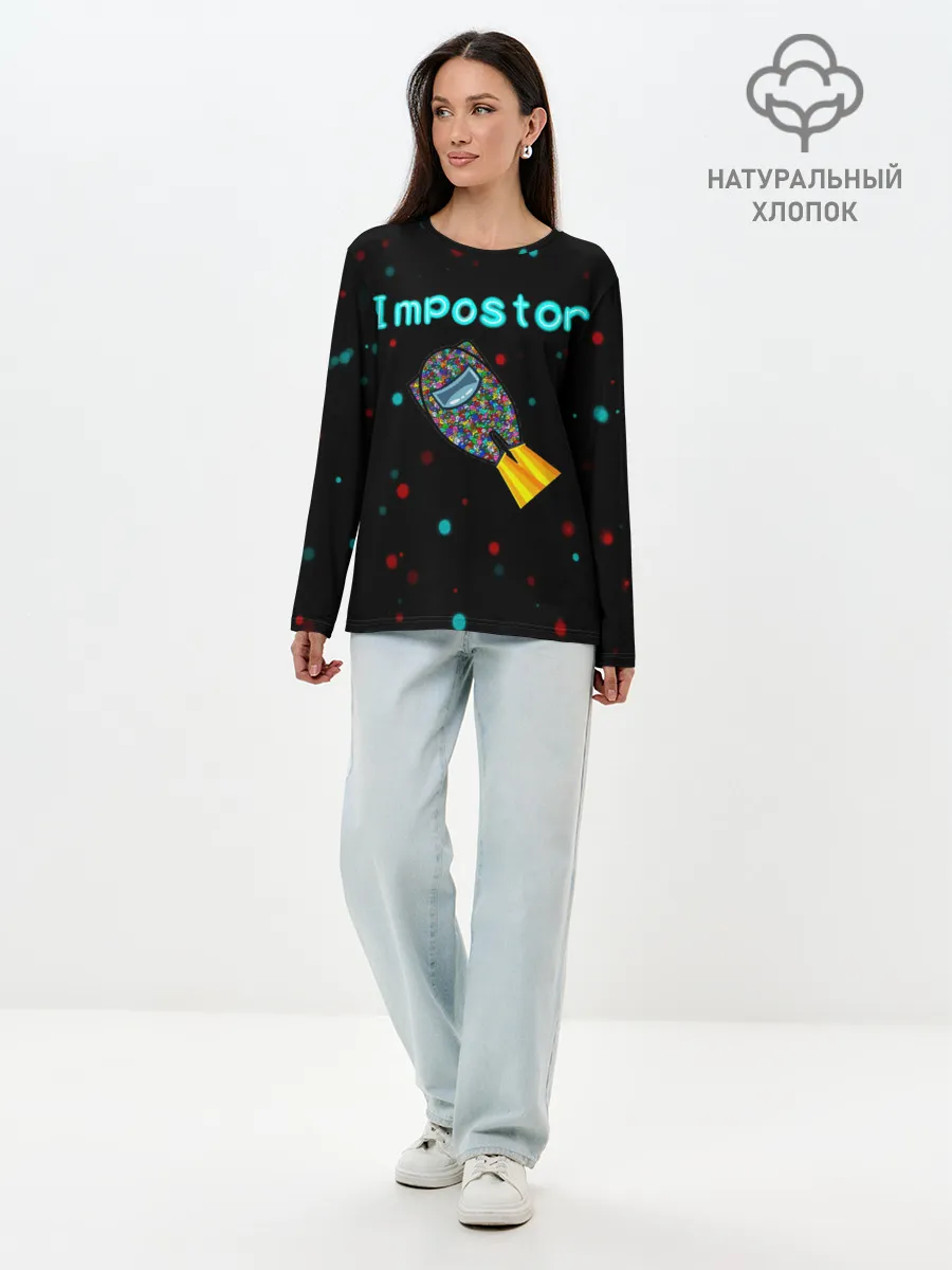 Лонгслив женский. Хлопок / Impostor