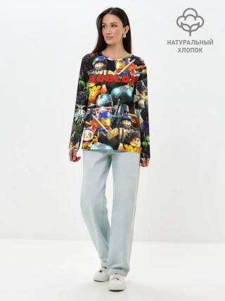 Лонгслив женский. Хлопок / ROBLOX