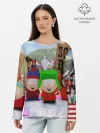 Лонгслив женский. Хлопок / Южный Парк / South Park .