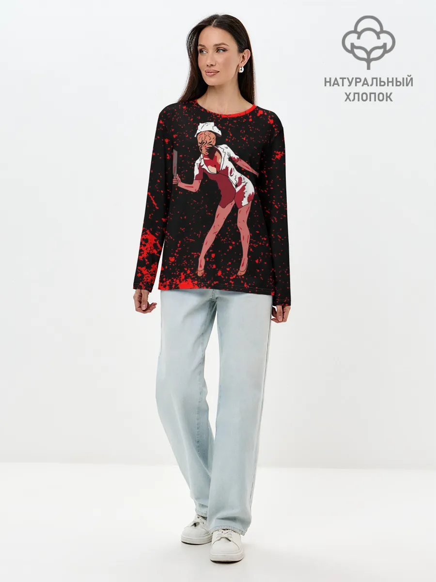 Лонгслив женский. Хлопок / Silent Hill