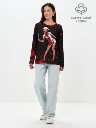 Лонгслив женский. Хлопок / Silent Hill