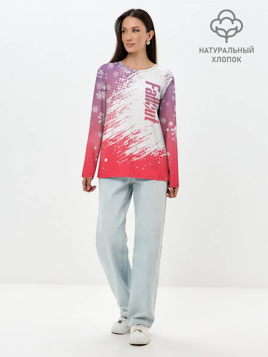 Лонгслив женский. Хлопок / Fallout Winter